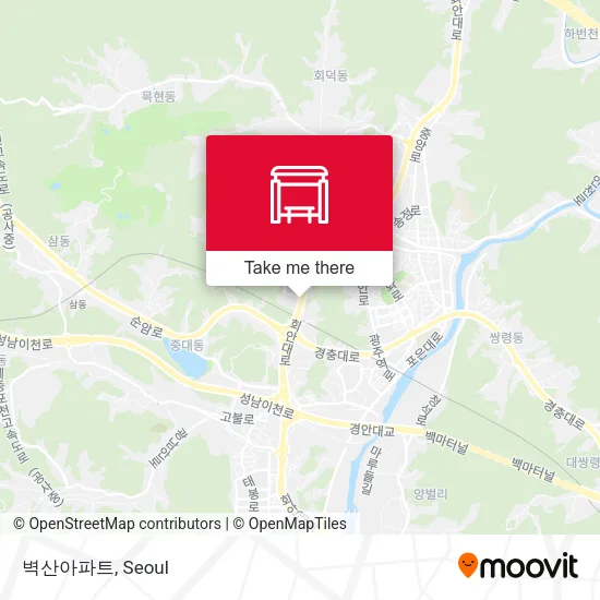벽산아파트 map