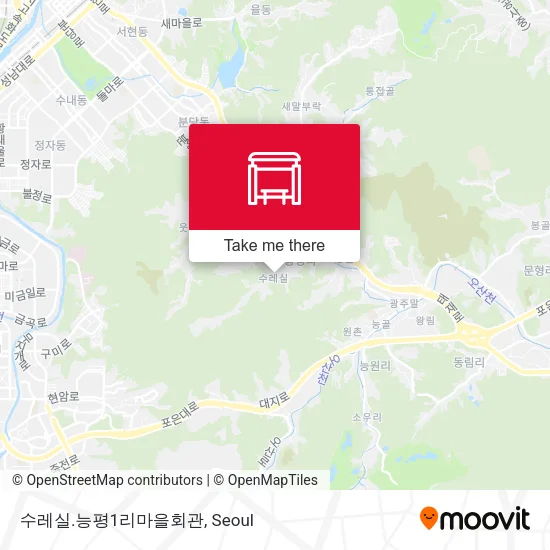 수레실.능평1리마을회관 map