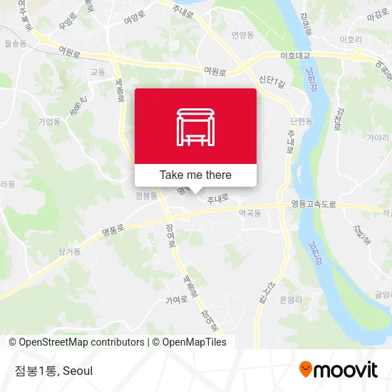 점봉1통 map