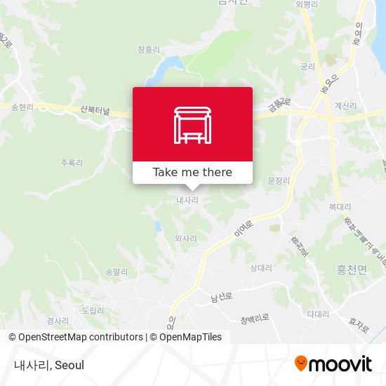 내사리 map