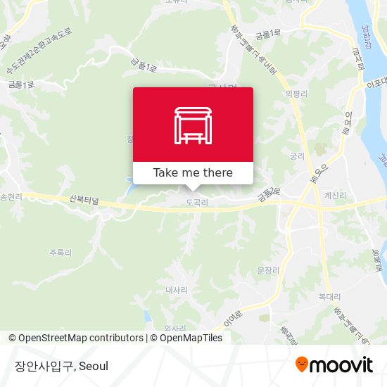 장안사입구 map
