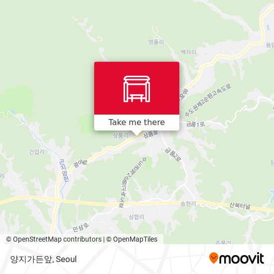 양지가든앞 map