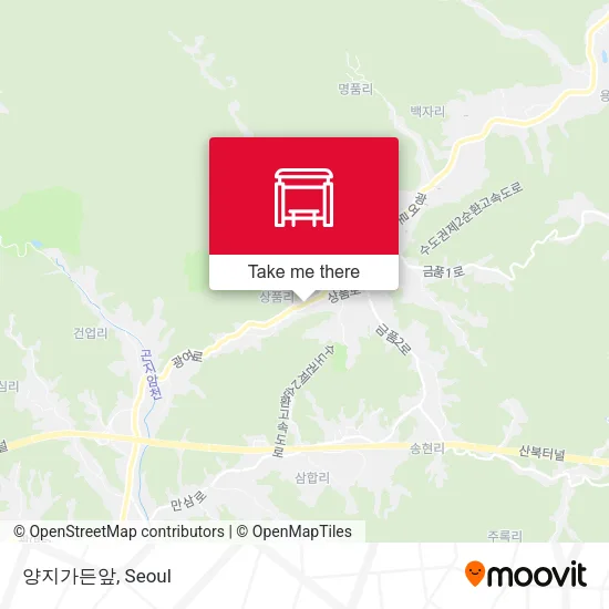 양지가든앞 map