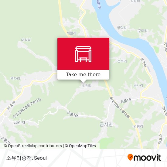 소유리종점 map