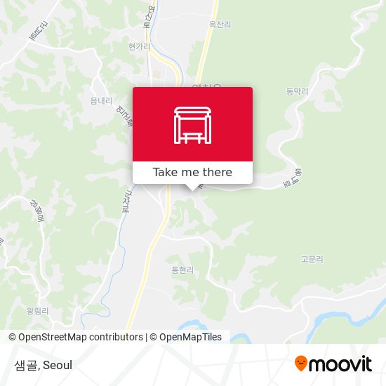 샘골 map