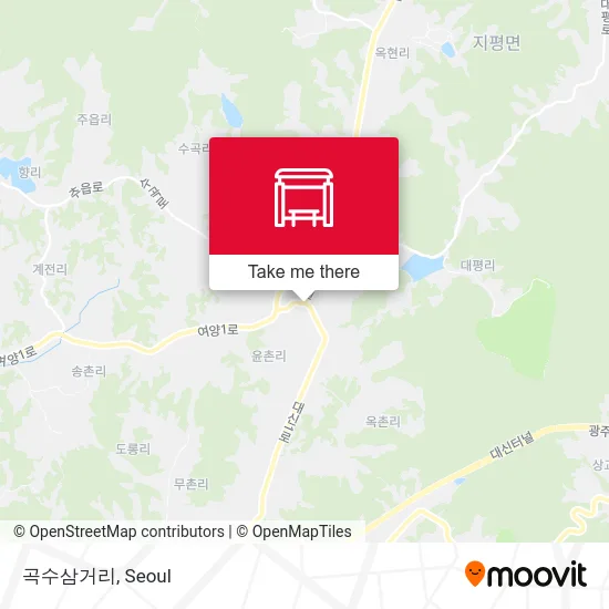 곡수삼거리 map