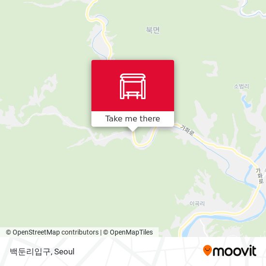 백둔리입구 map