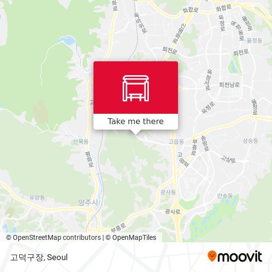 고덕구장 map