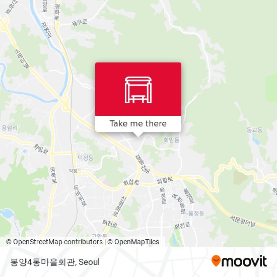 봉양4통마을회관 map