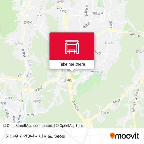 한양수자인3단지아파트 map