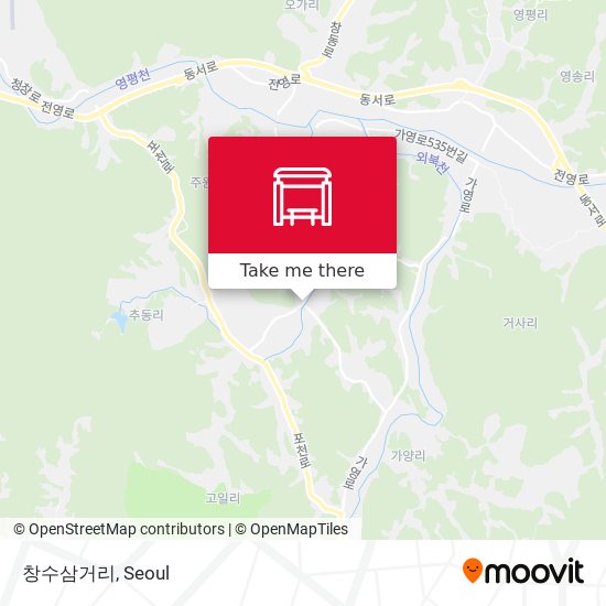 창수삼거리 map