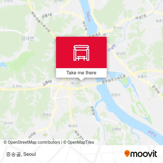 증송골 map
