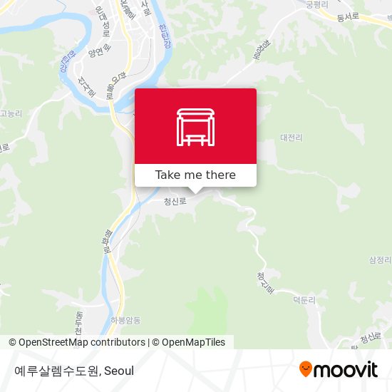 예루살렘수도원 map