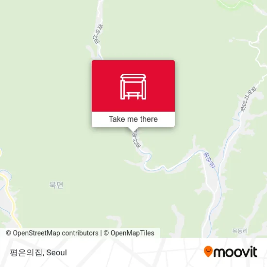 평온의집 map