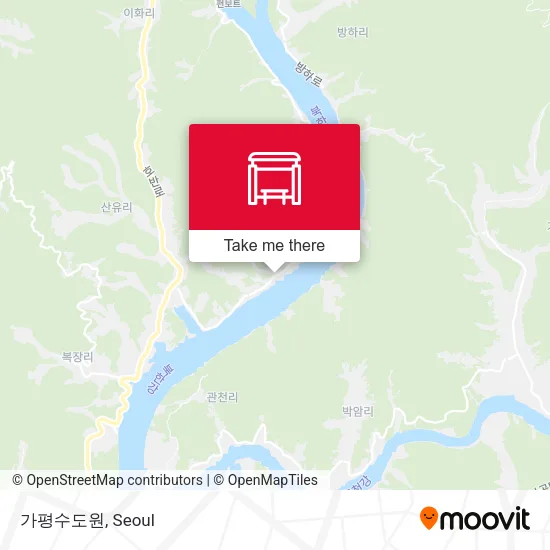 가평수도원 map