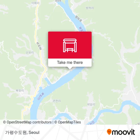 가평수도원 map