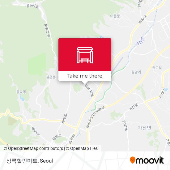상록할인마트 map