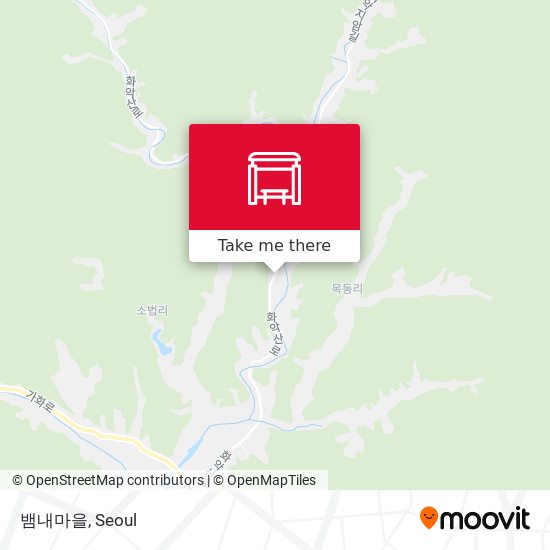 뱀내마을 map