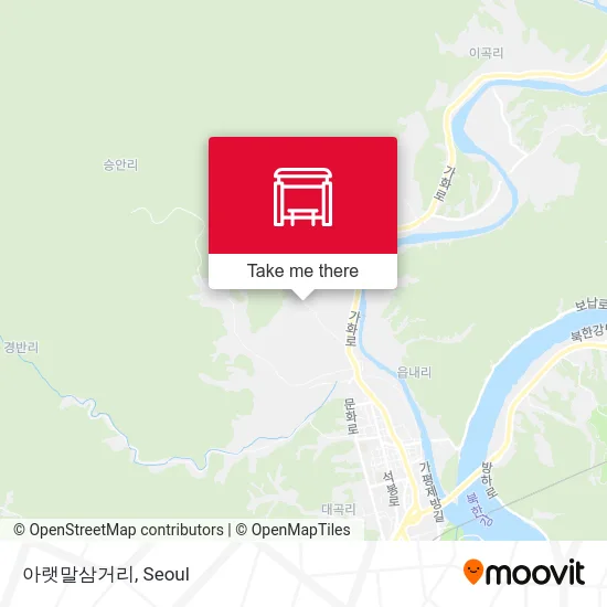 아랫말삼거리 map