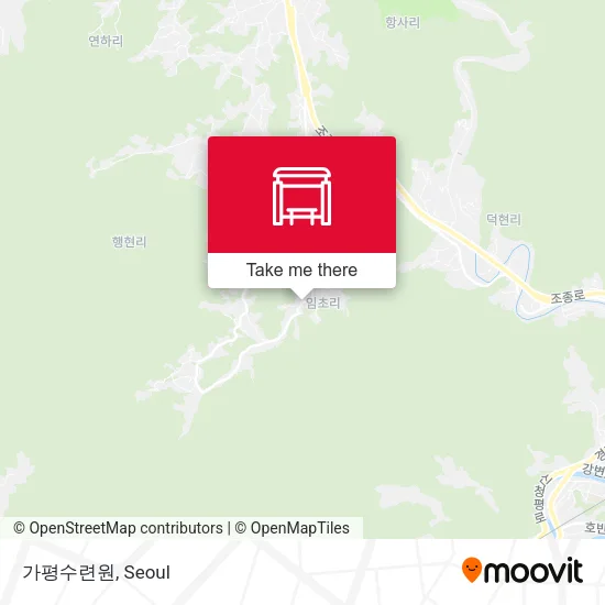가평수련원 map