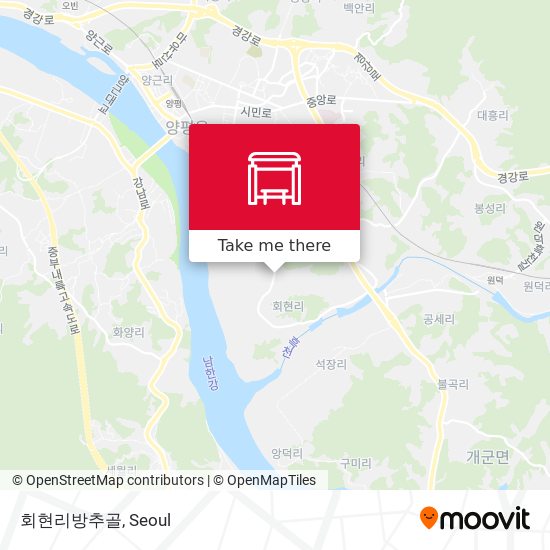 회현리방추골 map