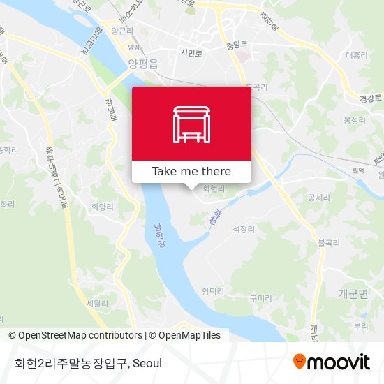 회현2리주말농장입구 map