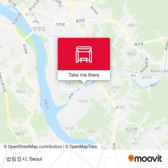 법림정사 map