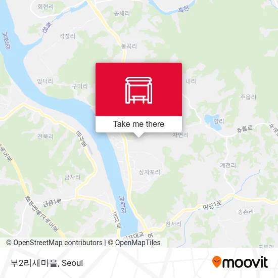 부2리새마을 map