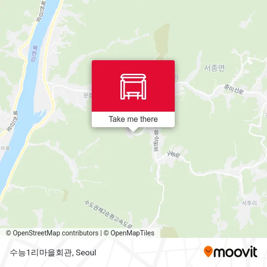 수능1리마을회관 map