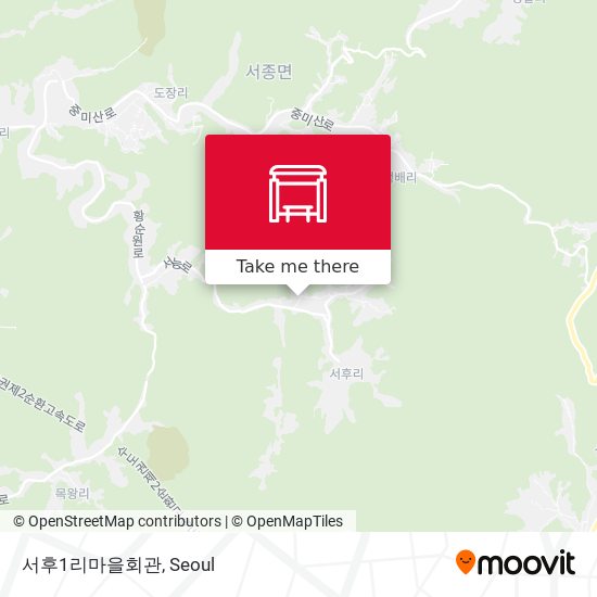서후1리마을회관 map