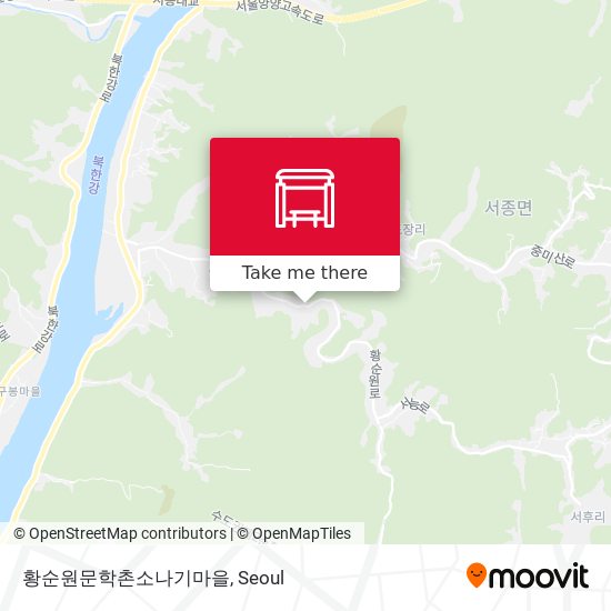 황순원문학촌소나기마을 map