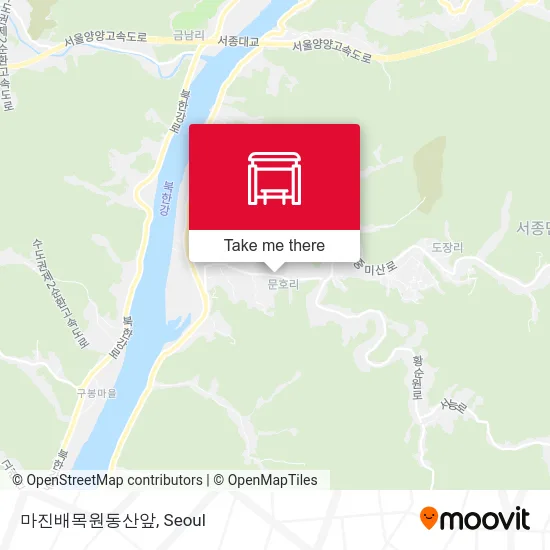마진배목원동산앞 map