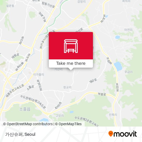 가산슈퍼 map