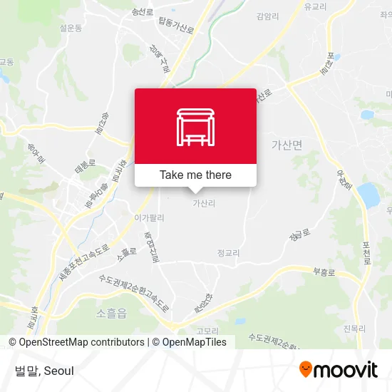벌말 map