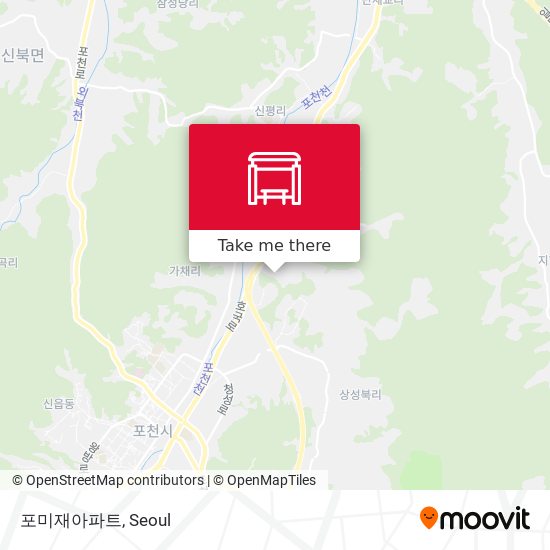 포미재아파트 map