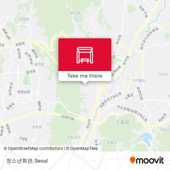 청소년회관 map