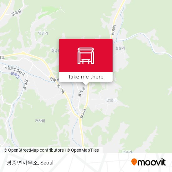 영중면사무소 map