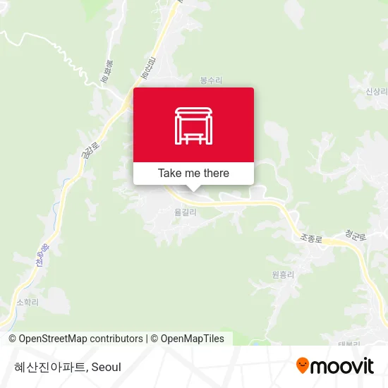 혜산진아파트 map