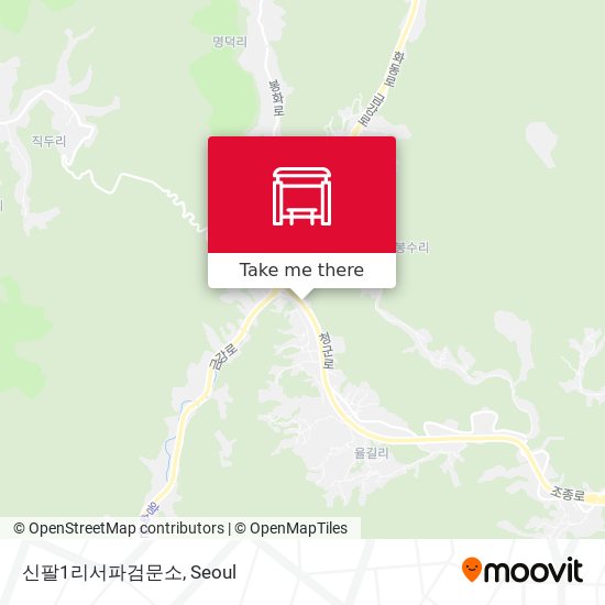 신팔1리서파검문소 map