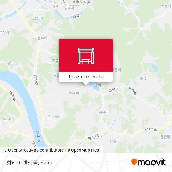 향리아랫상골 map