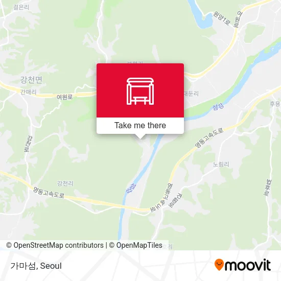 가마섬 map