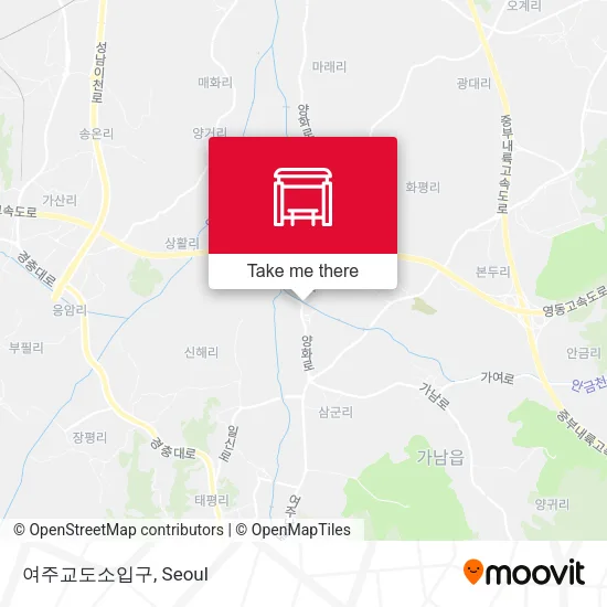 여주교도소입구 map