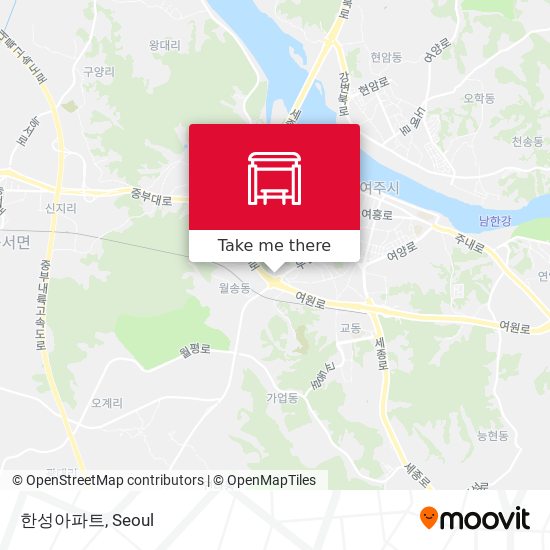 한성아파트 map