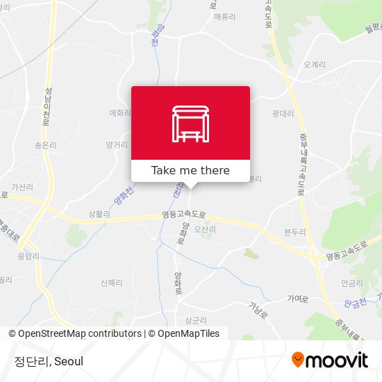 정단리 map