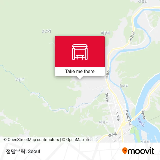 점말부락 map
