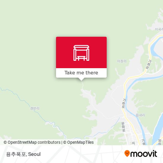 용추폭포 map