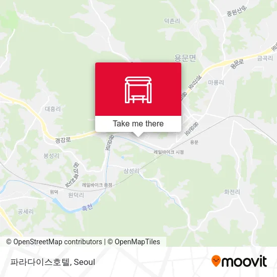 파라다이스호텔 map