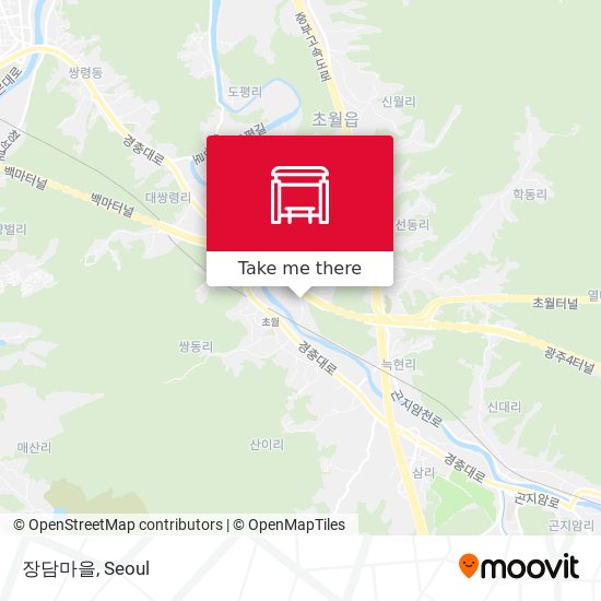 장담마을 map