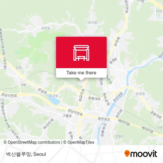 벽산블루밍 map