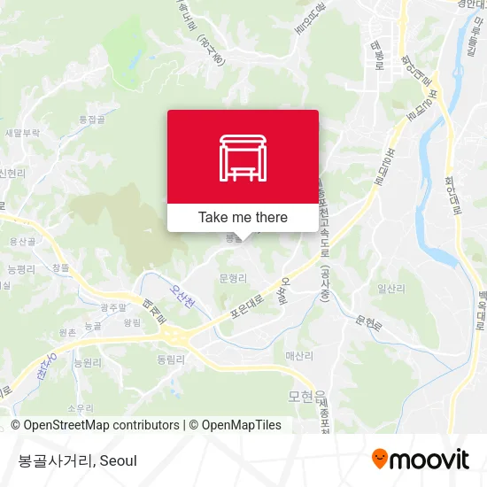 봉골사거리 map